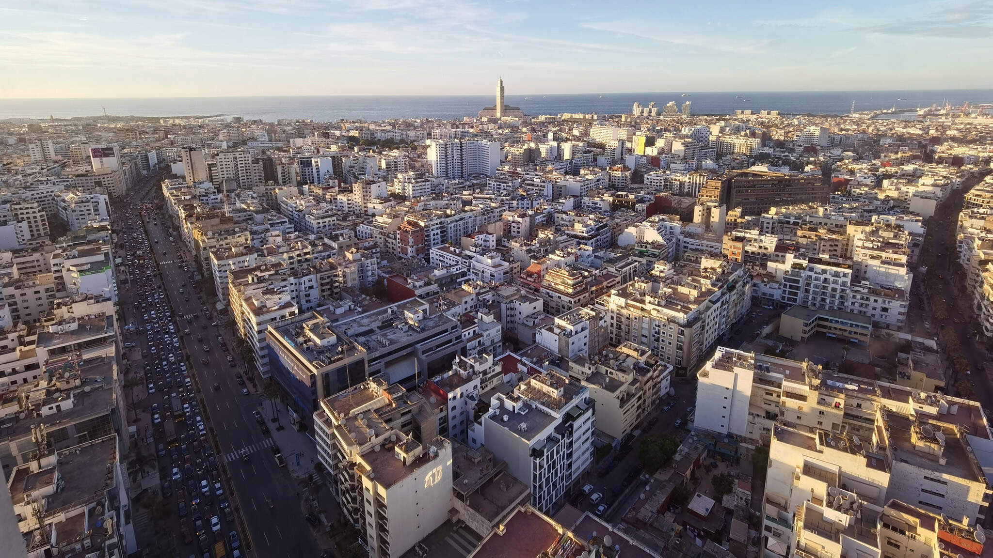 A view of legendary Casablanca.